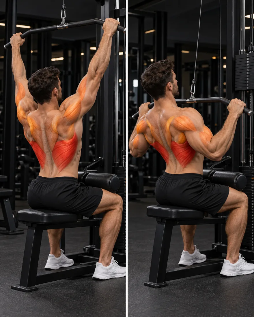 Lat Pulldown form guide