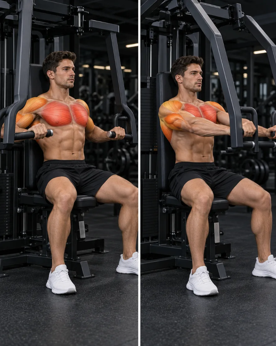 Machine Chest Press form guide